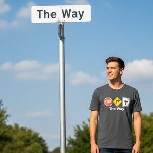 ✝️ Gildan The Way Christian Graphic Tee XL ✝️